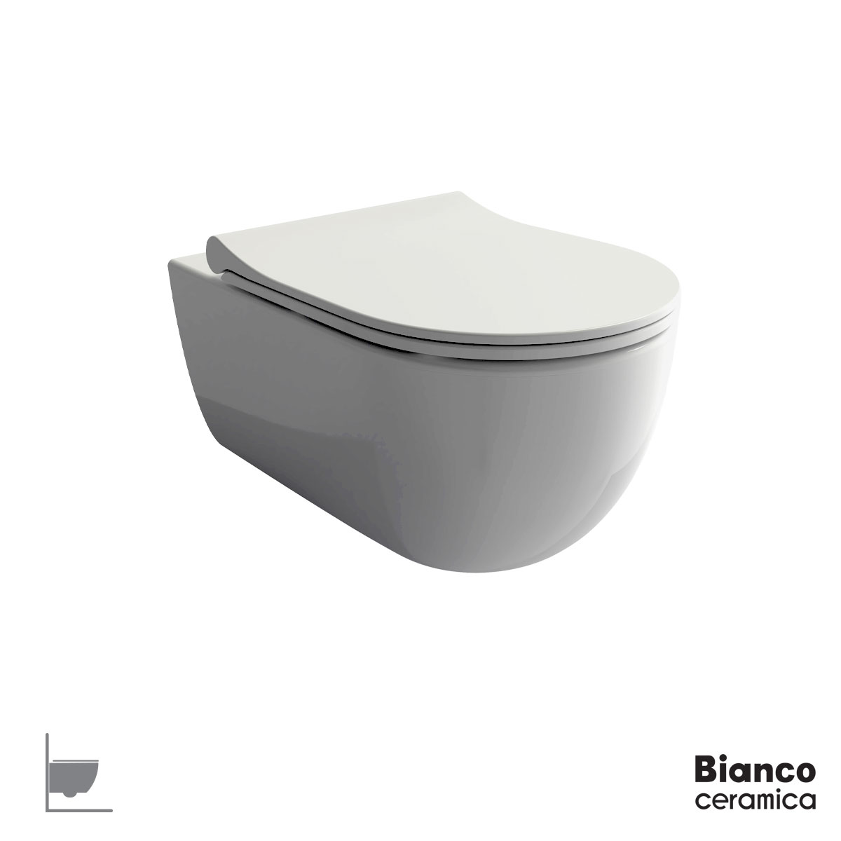 ΚΟΜΠΛΕ ΚΡΕΜ.ΛΕΚ.NORA/54,5+ΚΑΛ.MS34SC BIANCO CERAMICA WHITE