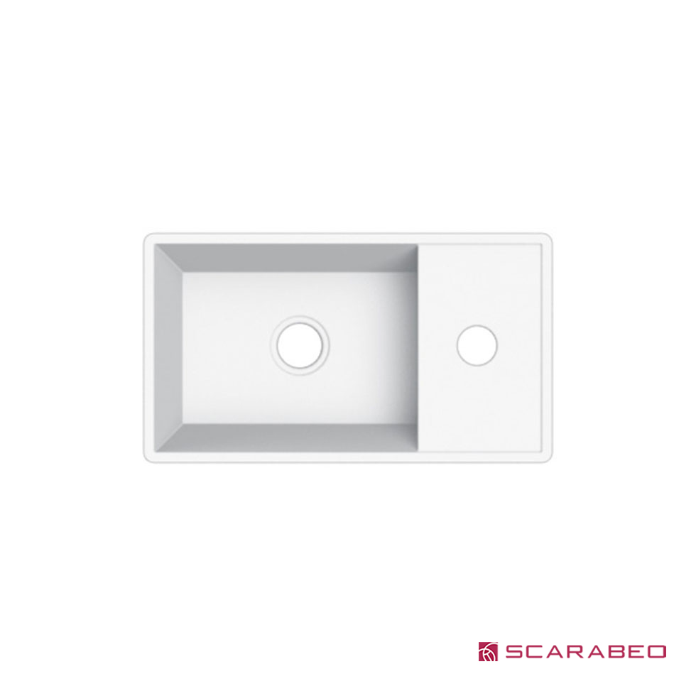 ΝΙΠΤΗΡΑΣ TEOREMA 41x23 (1 οπή) SCARABEO WHITE