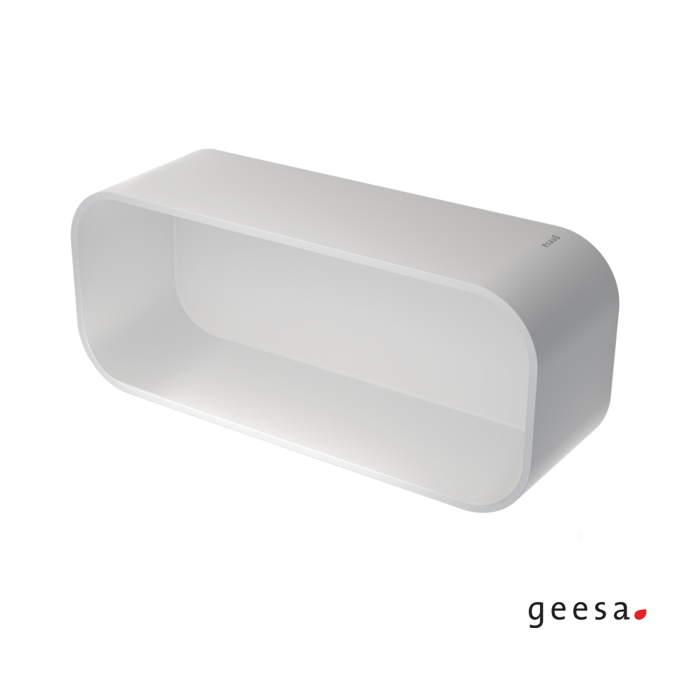 ΜΠΟΥΚΑΛΟΘΗΚΗ 25x11,1 εκ. FRAME GEESA WHITE MATT