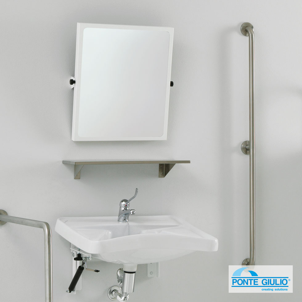 ΛΑΒΗ ΤΟΙΧΟΥ ΚΑΘΕΤΗ 140 CM ΑΜΕΑ INOX MAT