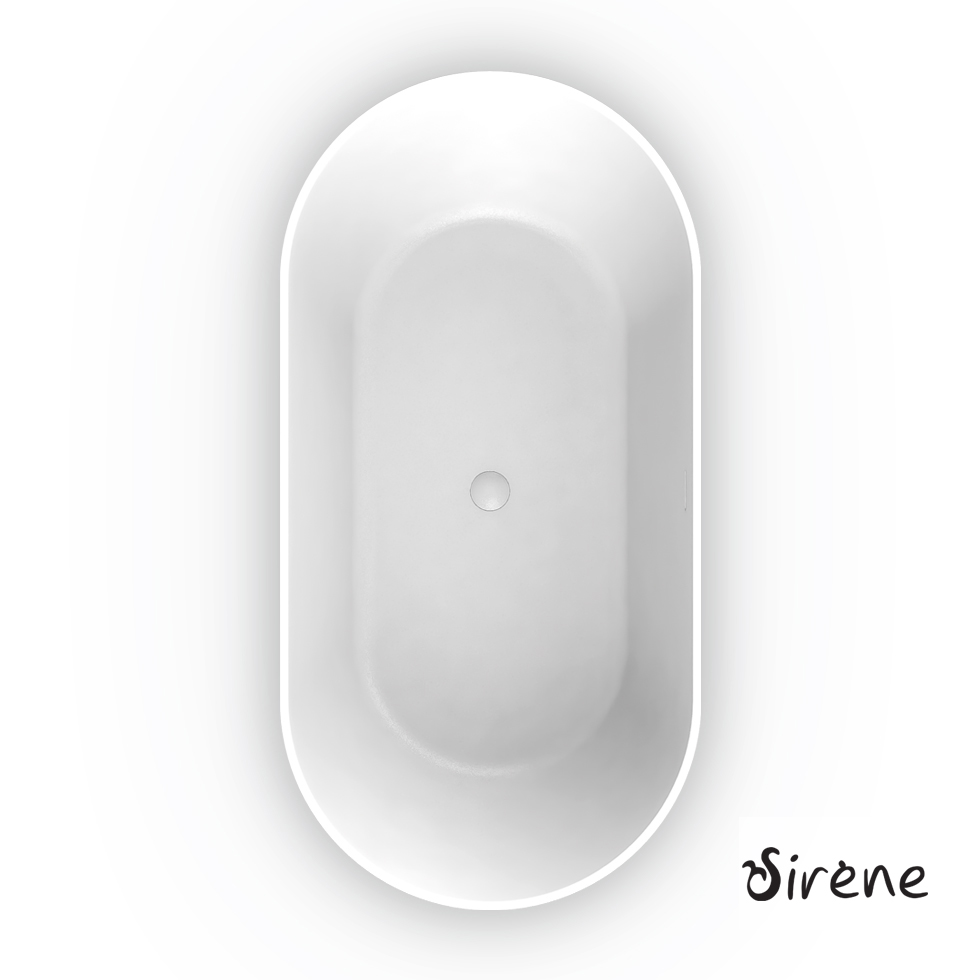 CUSCO ΜΠΑΝΙΕΡΑ FREESTD 165x85 SIRENE WHITE MATT