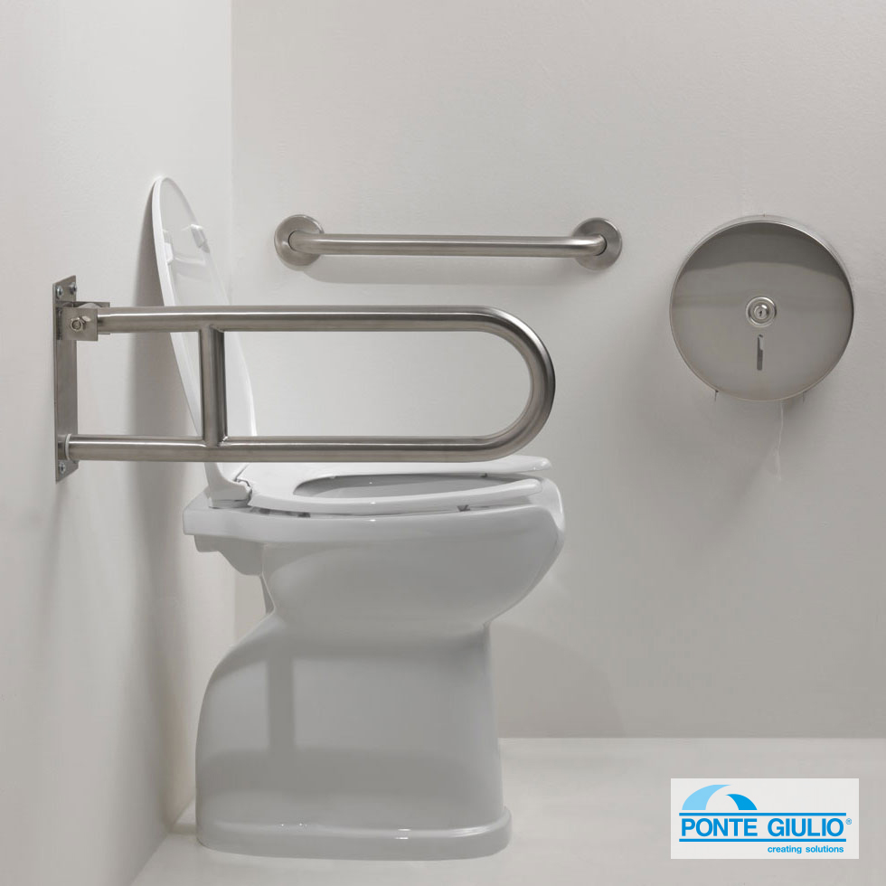 ΜΠΑΡΑ ΤΟΙΧΟΥ ΑΝΑΚΛΙΝΟΜΕΝΗ 80 CM AMEA INOX MAT