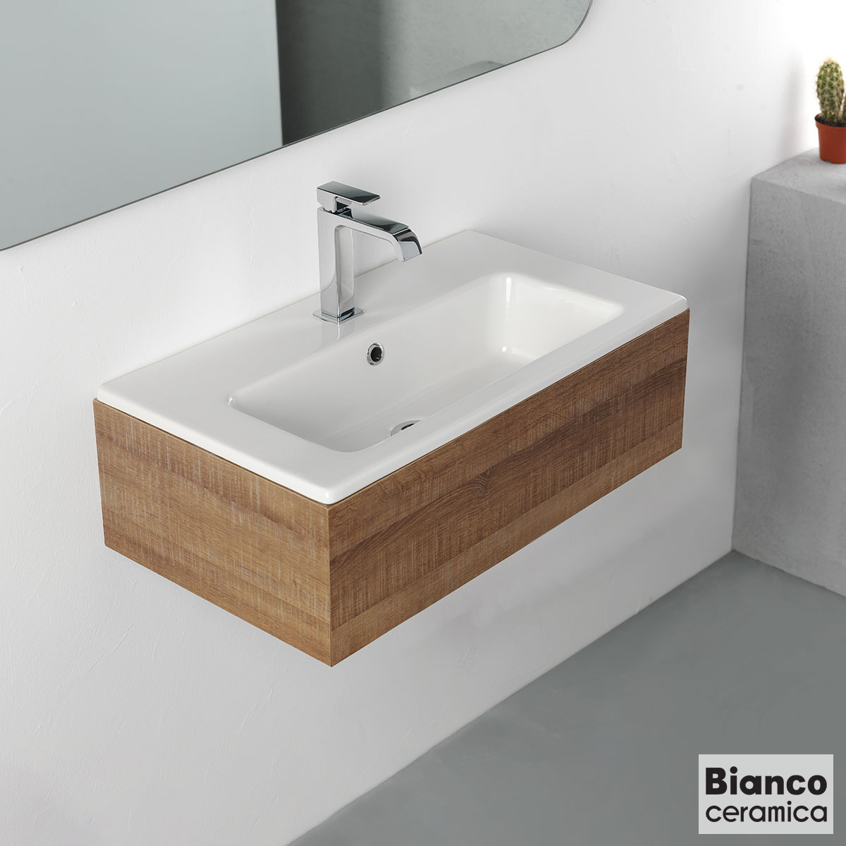 ΝΙΠΤΗΡΑΣ 60x36 (1 οπή) BIANCO CERAMICA WHITE