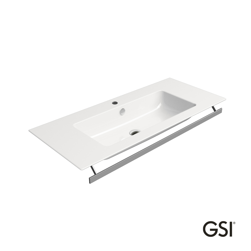 ΝΙΠΤΗΡΑΣ PURA 102x46 (1 οπή+2 προχ.) GSI WHITE