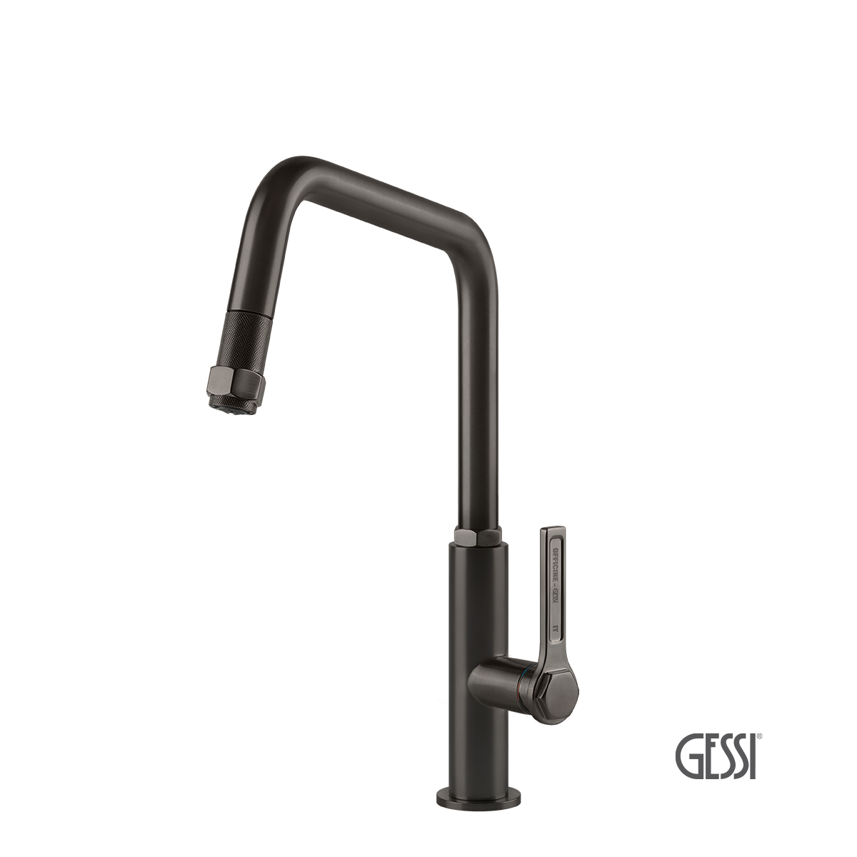 ΜΠΑΤ.ΝΕΡΟΧ.+ΤΗΛ. OFFICINE GESSI BLACK METAL BRUSHED PVD
