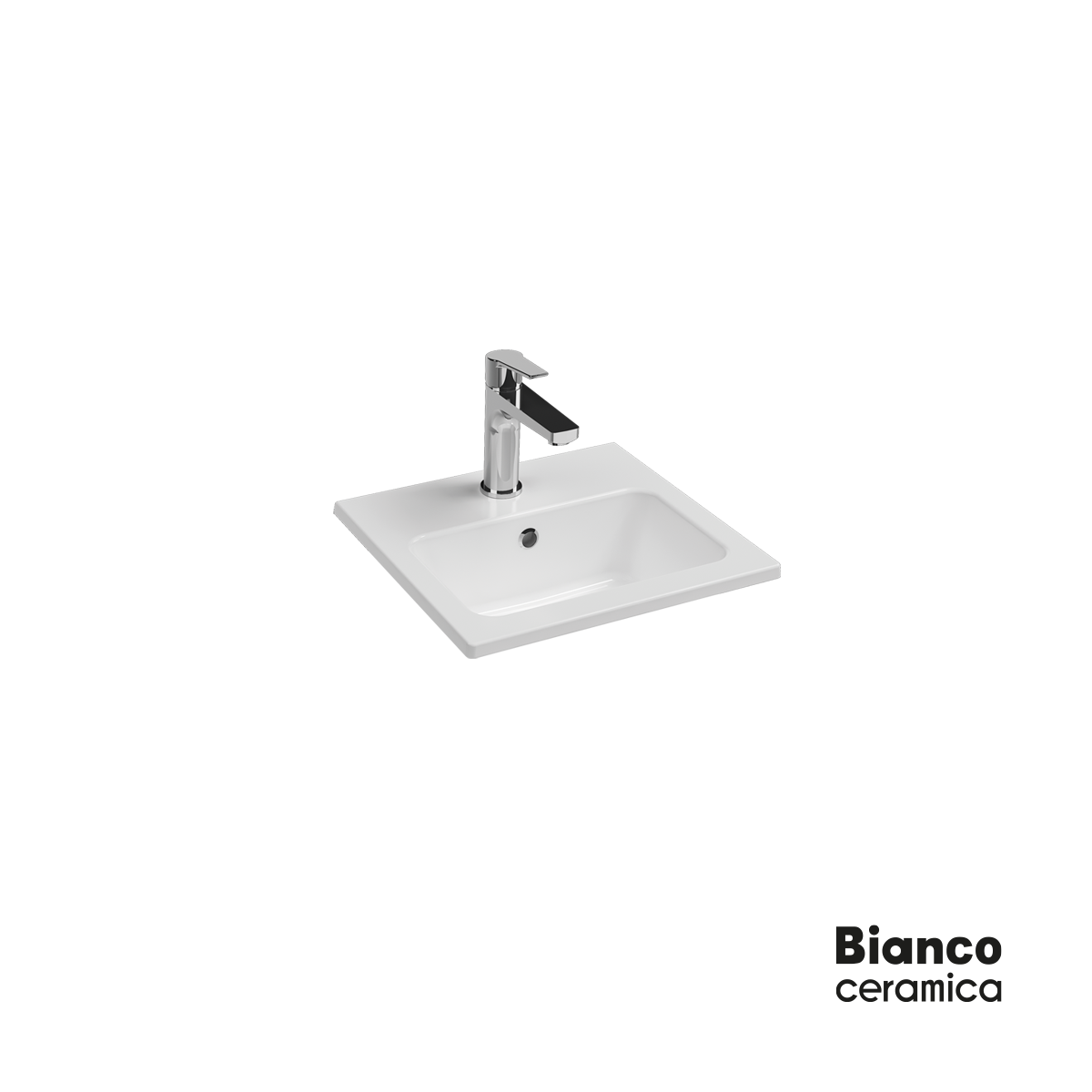 ΝΙΠΤΗΡΑΣ 40x36 (1 οπή) BIANCO CERAMICA WHITE