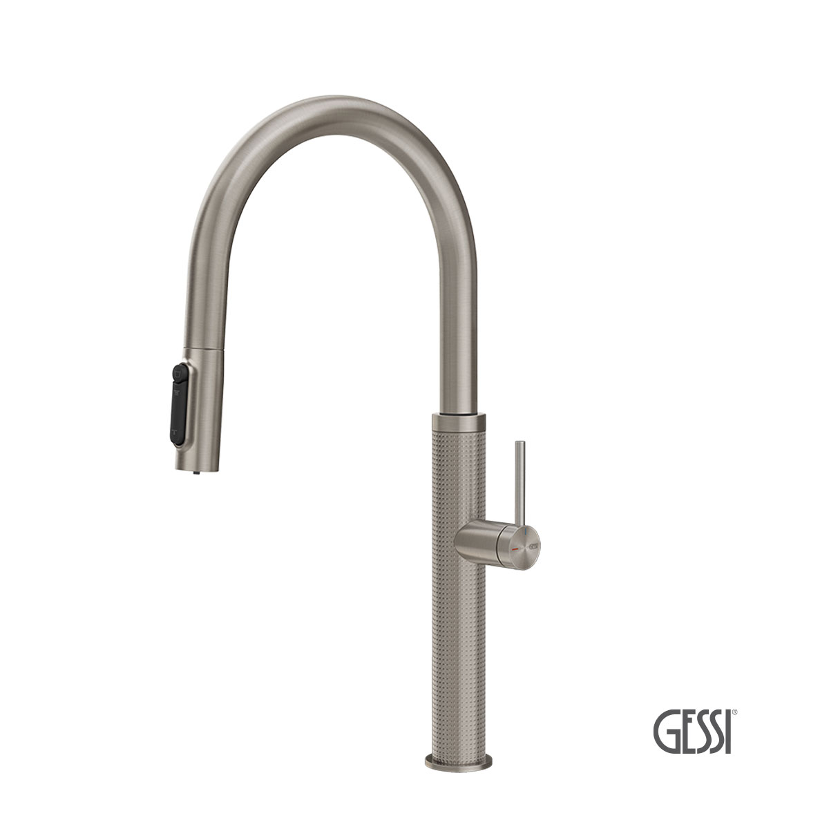 ΜΠΑΤ.ΝΕΡΟΧ. CESELLO GESSI INOX316 STEEL BRUSHED