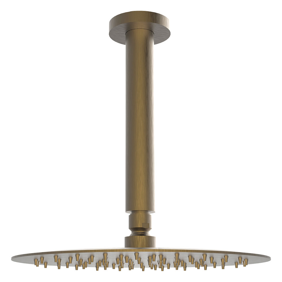 ΒΡΑΧΙΟΝΑΣ ΟΡΟΦΗΣ ΣΤΡΟΓΓΥΛΟΣ 20cm VICARIO ANTIQUE BRASS