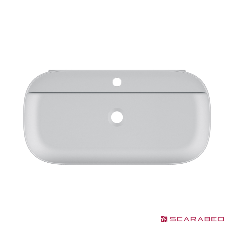 ΝΙΠΤΗΡΑΣ GLAM76/R 76x38 (1 οπή) SCARABEO WHITE