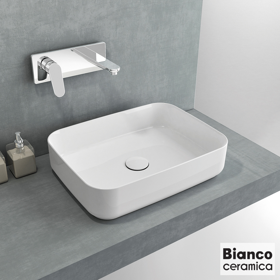ΝΙΠΤΗΡΑΣ 50x36 BIANCO CERAMICA WHITE