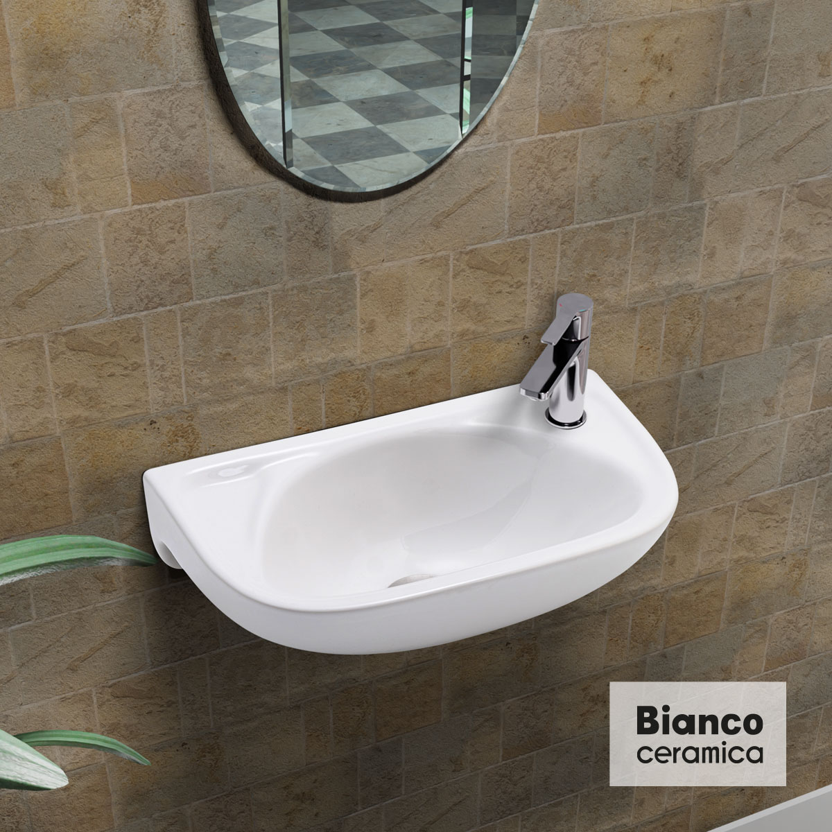 ΝΙΠΤΗΡΑΣ 41x26 BIANCO CERAMICA WHITE