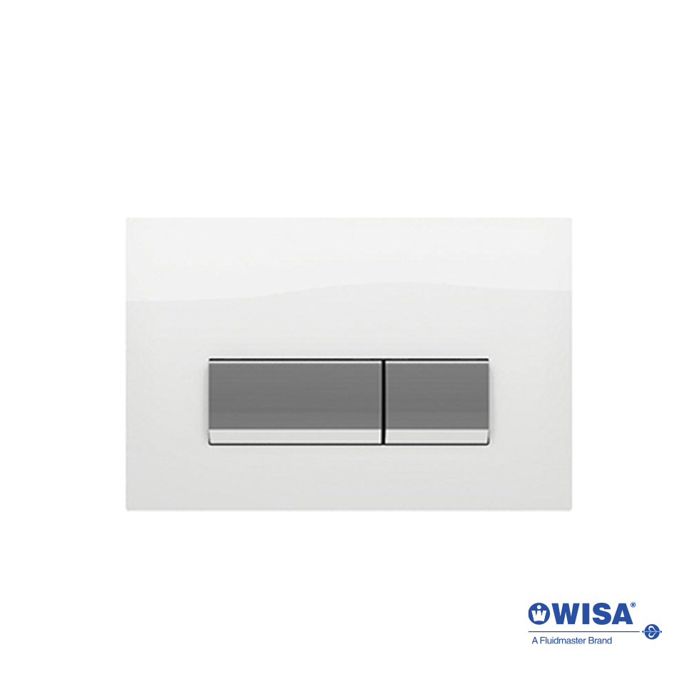 ΠΛΑΚΕΤΑ ΧΕΙΡΙΣΜΟΥ 8050439001 VIVENTE WISA WHITE GLASS