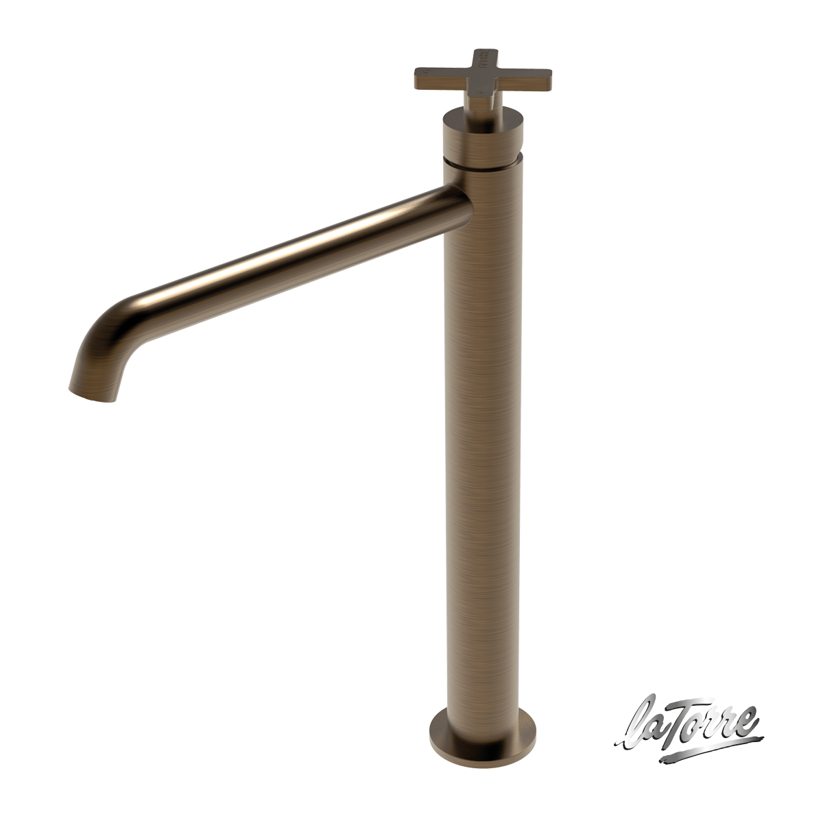 ΜΠΑΤ.ΝΙΠΤ.ΥΨΗΛΗ+ΒΑΛΒ.CLIC-CLAC ELLE CROSS LA TORRE ANTIQUE BRASS