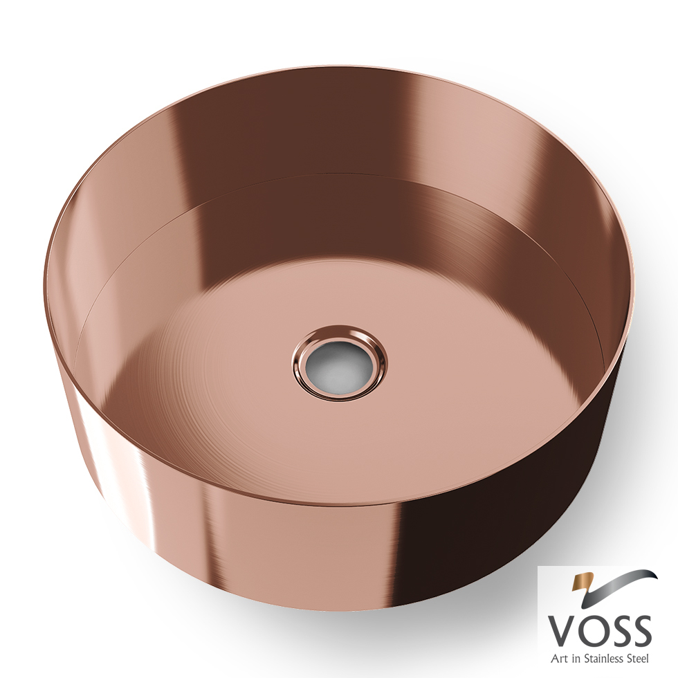ΝΙΠΤΗΡΑΣ MILO Φ33 VOSS INOX PVD ROSE-GOLD BRUSHED