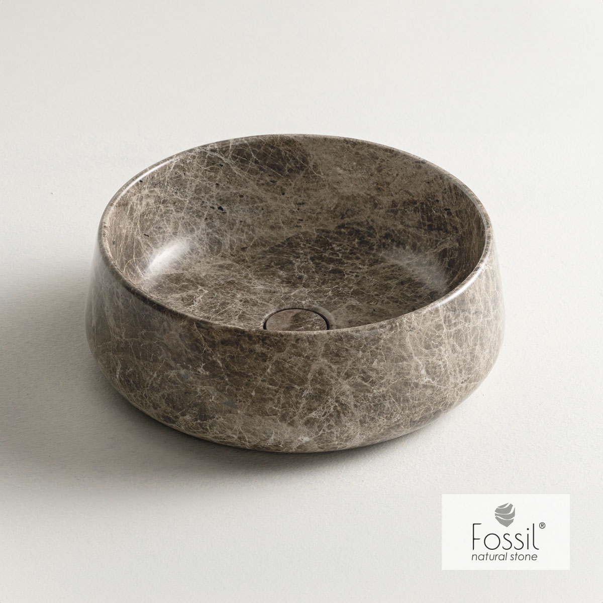 ΝΙΠΤΗΡΑΣ ΜΑΡΜΑΡΙΝΟΣ Φ42 H.14 FOSSIL EMPERADOR PALE