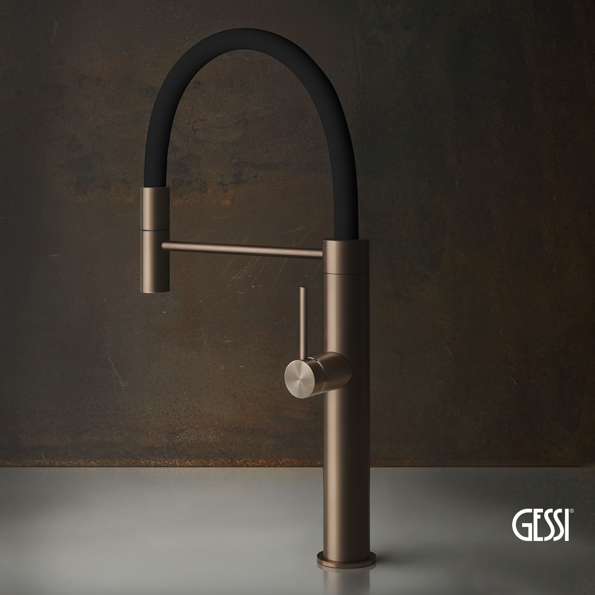 ΜΠΑΤ.ΝΕΡΟΧ.ΕΛΑΤΗΡΙΟΥ GESSI COPPER BRUSHED PVD