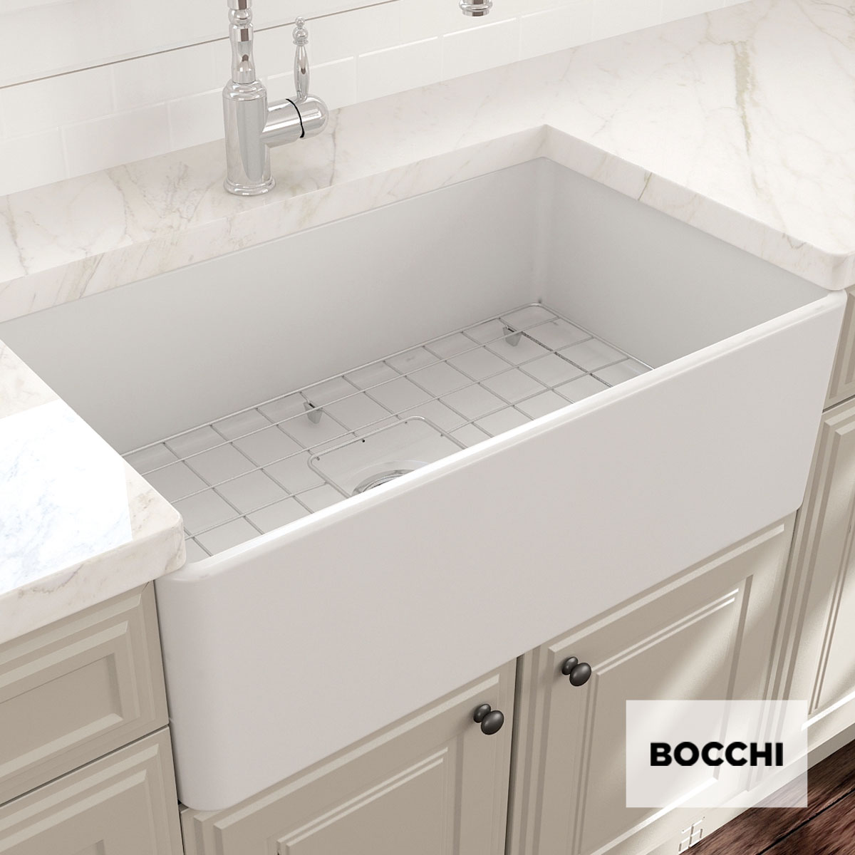 ΝΕΡΟΧ.ΕΠΙΚΑΘ. 76x46 ΔΙΠΛΗΣ ΟΨΗΣ BOCCHI WHITE
