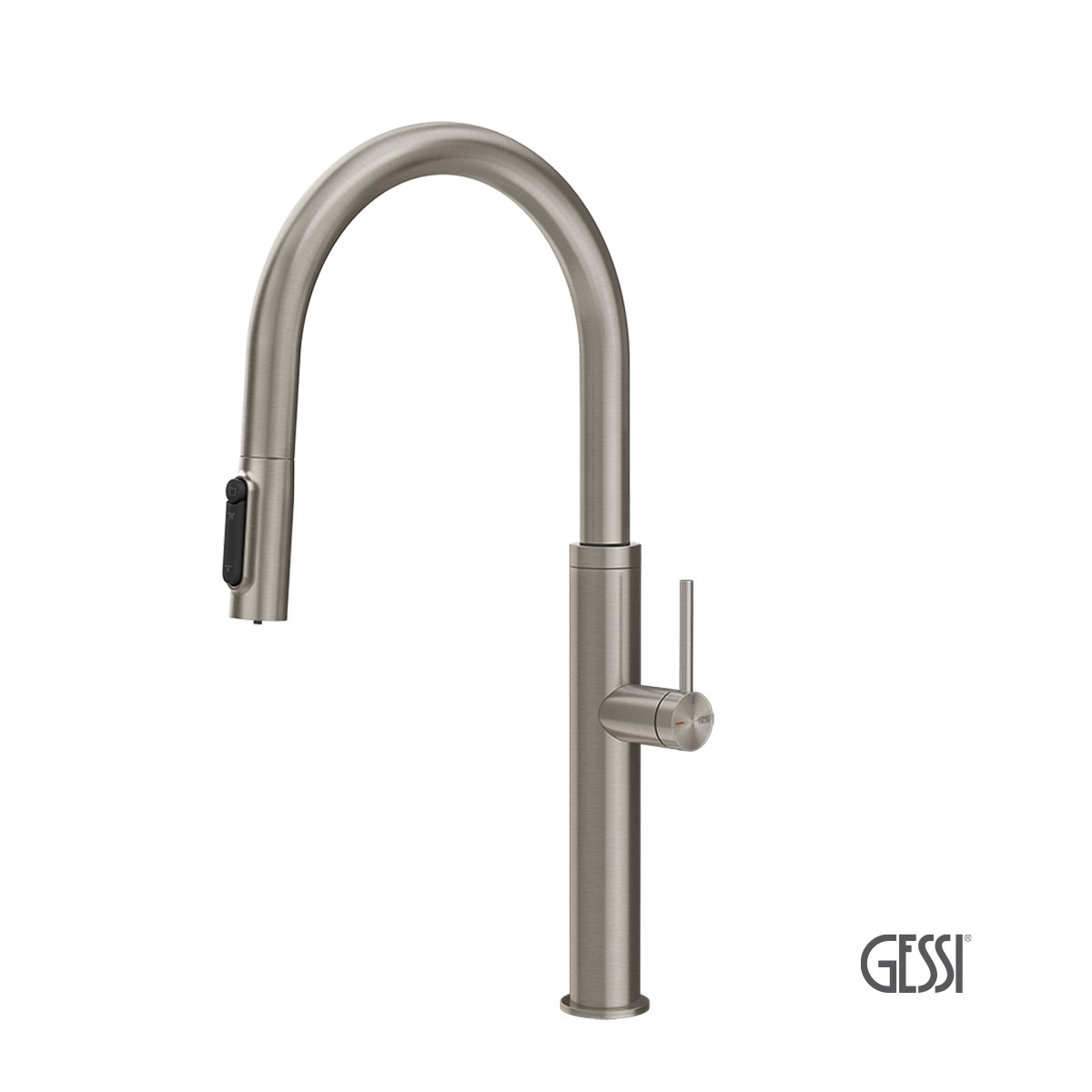 ΜΠΑΤ.ΝΕΡΟΧ. FLESSA GESSI STEEL BRUSHED