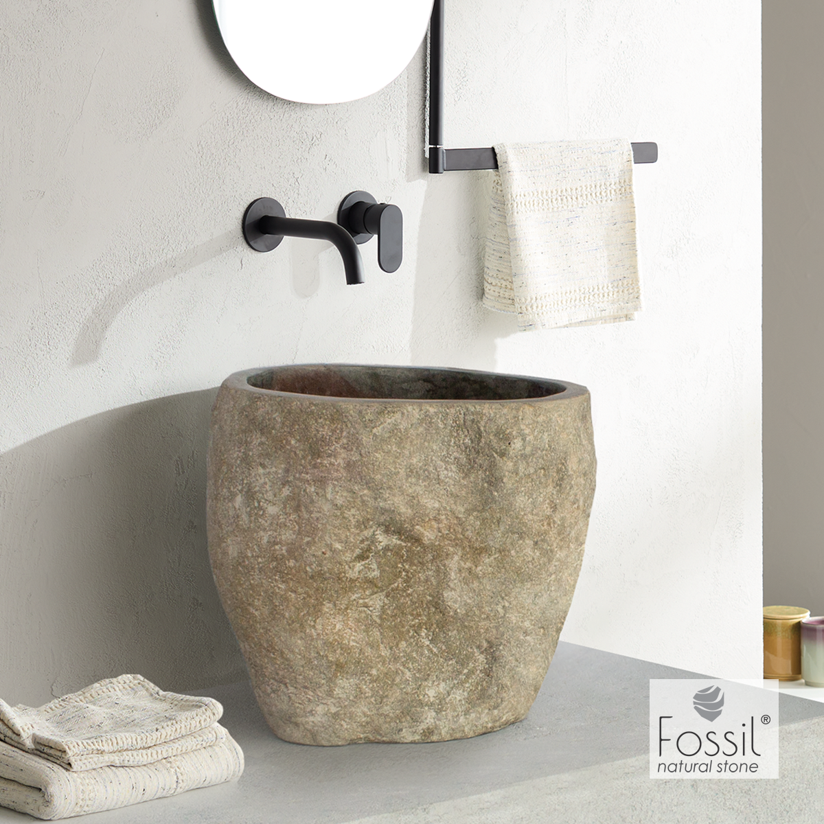 ΝΙΠΤΗΡΑΣ ΠΕΤΡΙΝΟΣ BUCKET Φ40-50 H.35 FOSSIL