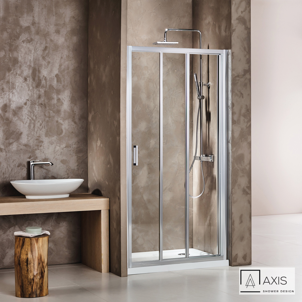SLIDER-TRIPLE 120 (117-121εκ) AXIS CLEAN-GLASS