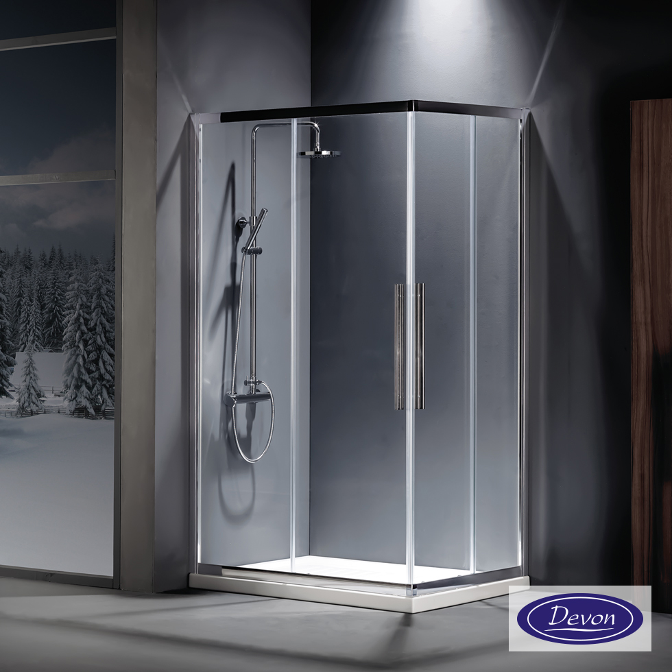 C.ENTRY DEVON FLOW 110x90 (107-109 x 87-89 εκ.) CLEAN-GLASS