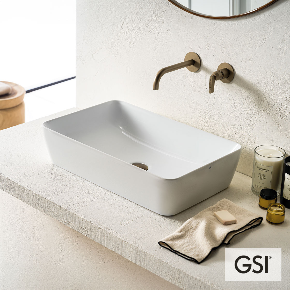 ΝΙΠΤΗΡΑΣ NUBES 60x38 GSI WHITE