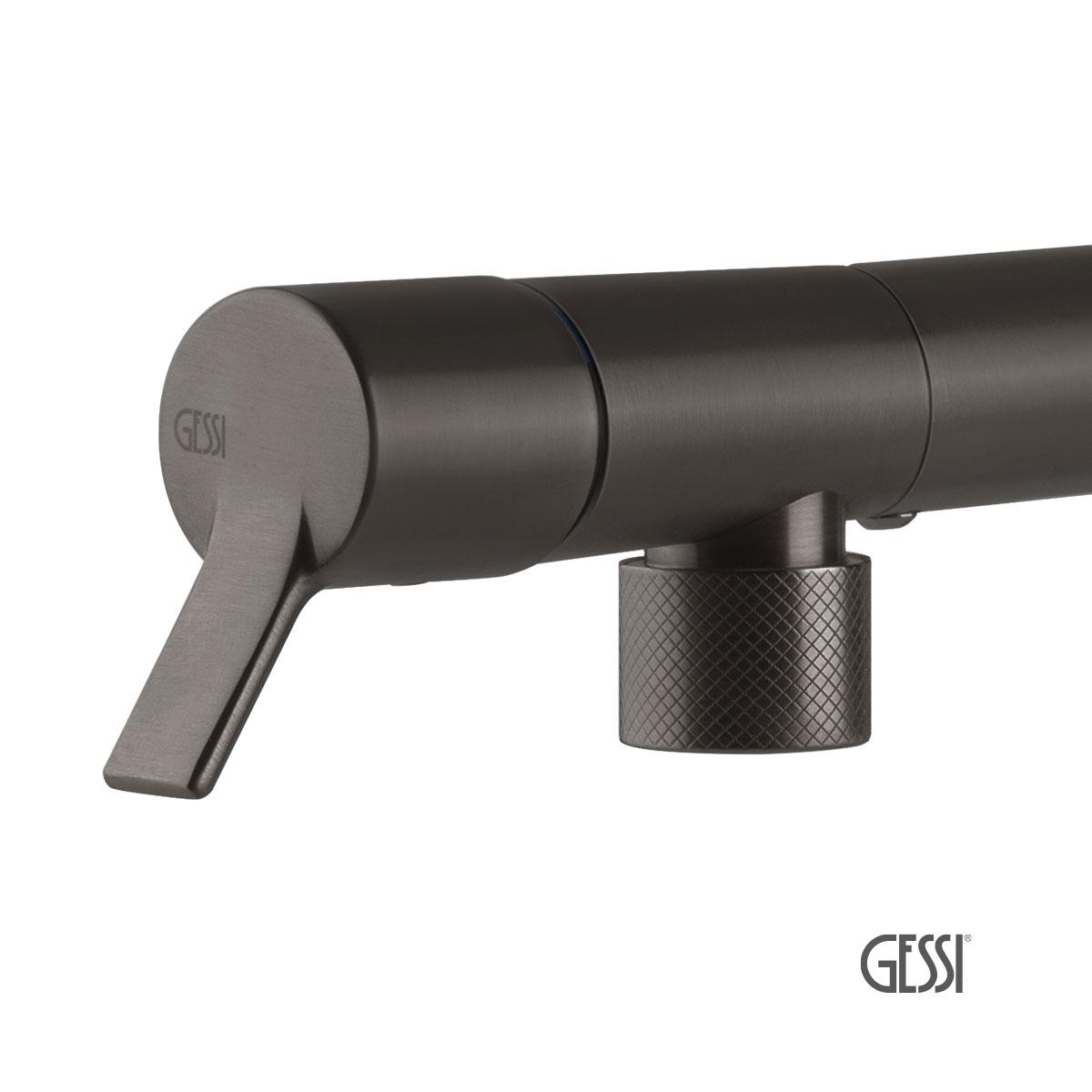ΜΠΑΤ.ΝΕΡΟΧΥΤΗ SU & GIU GESSI BLACK METAL BRUSHED PVD