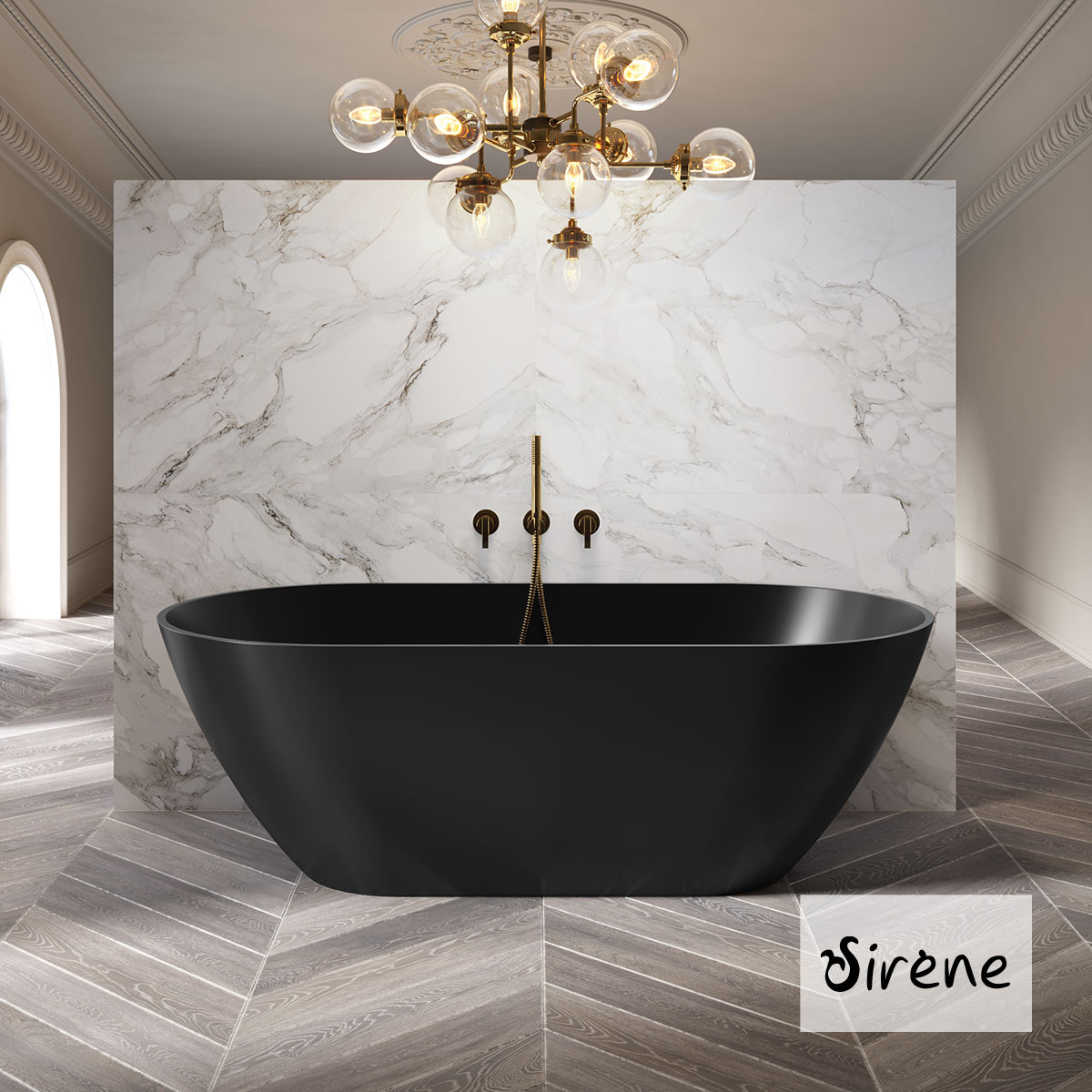CUSCO ΜΠΑΝΙΕΡΑ FREESTD 165x85 SIRENE BLACK MATT