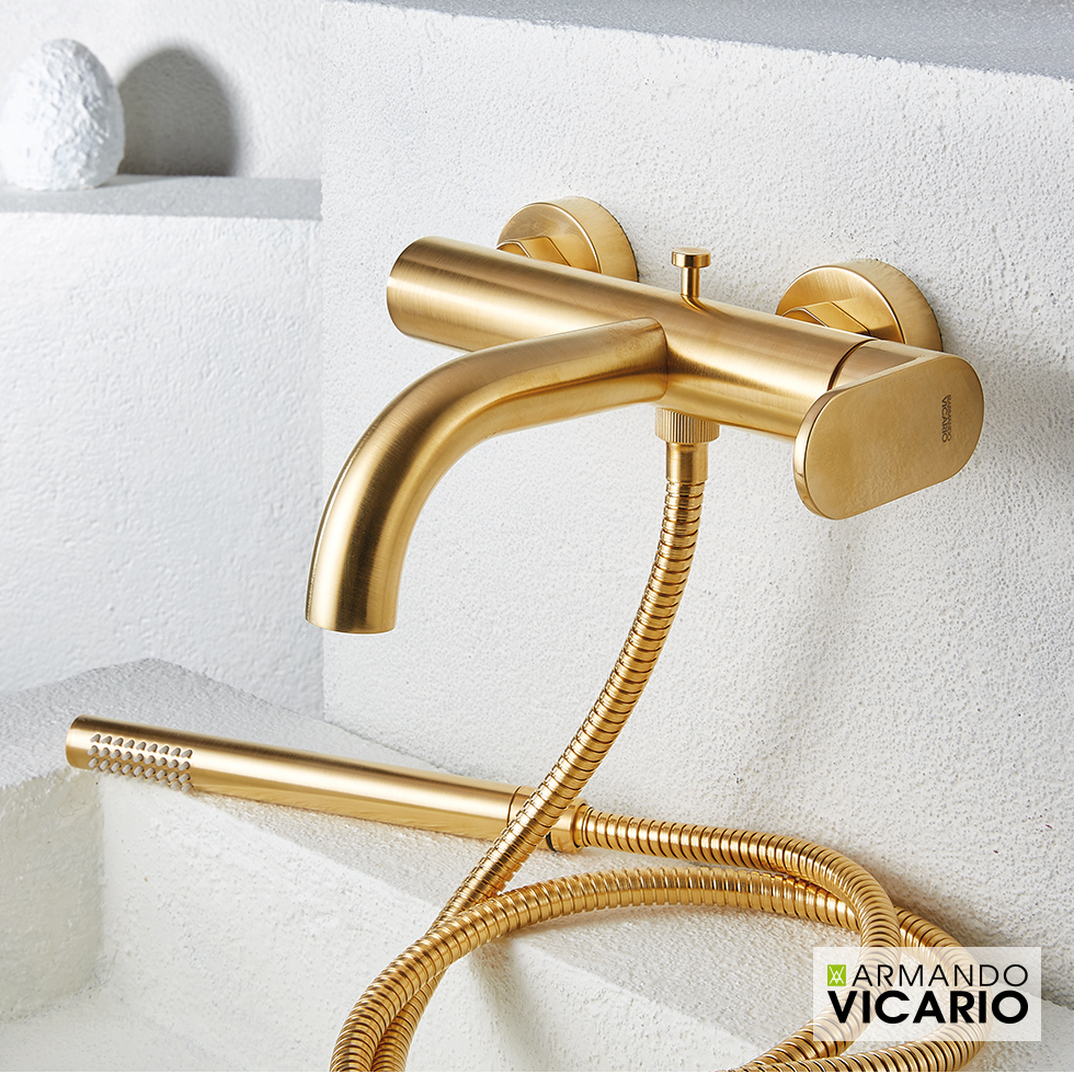 ΜΠΑΤ.ΛΟΥΤΡΟΥ SLIM VICARIO BRUSHED GOLD