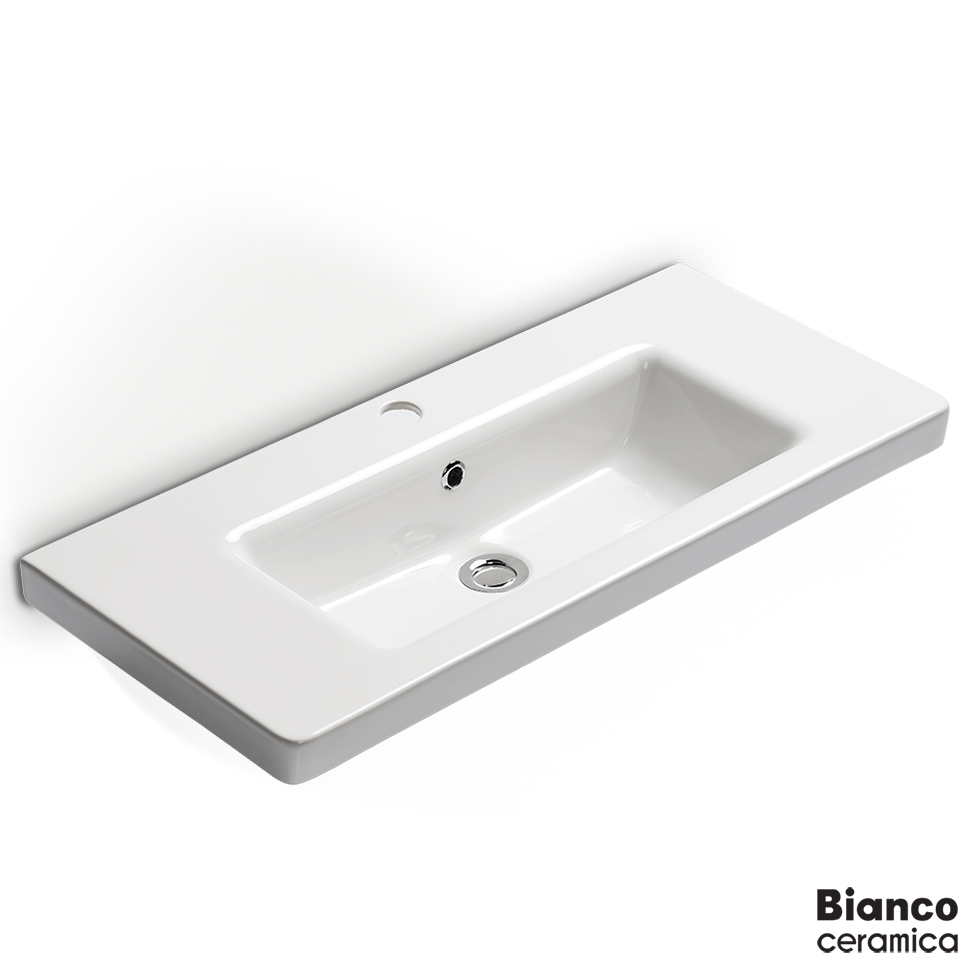 ΝΙΠΤΗΡΑΣ URBAN 80x35 (1 οπή) BIANCO CERAMICA WHITE