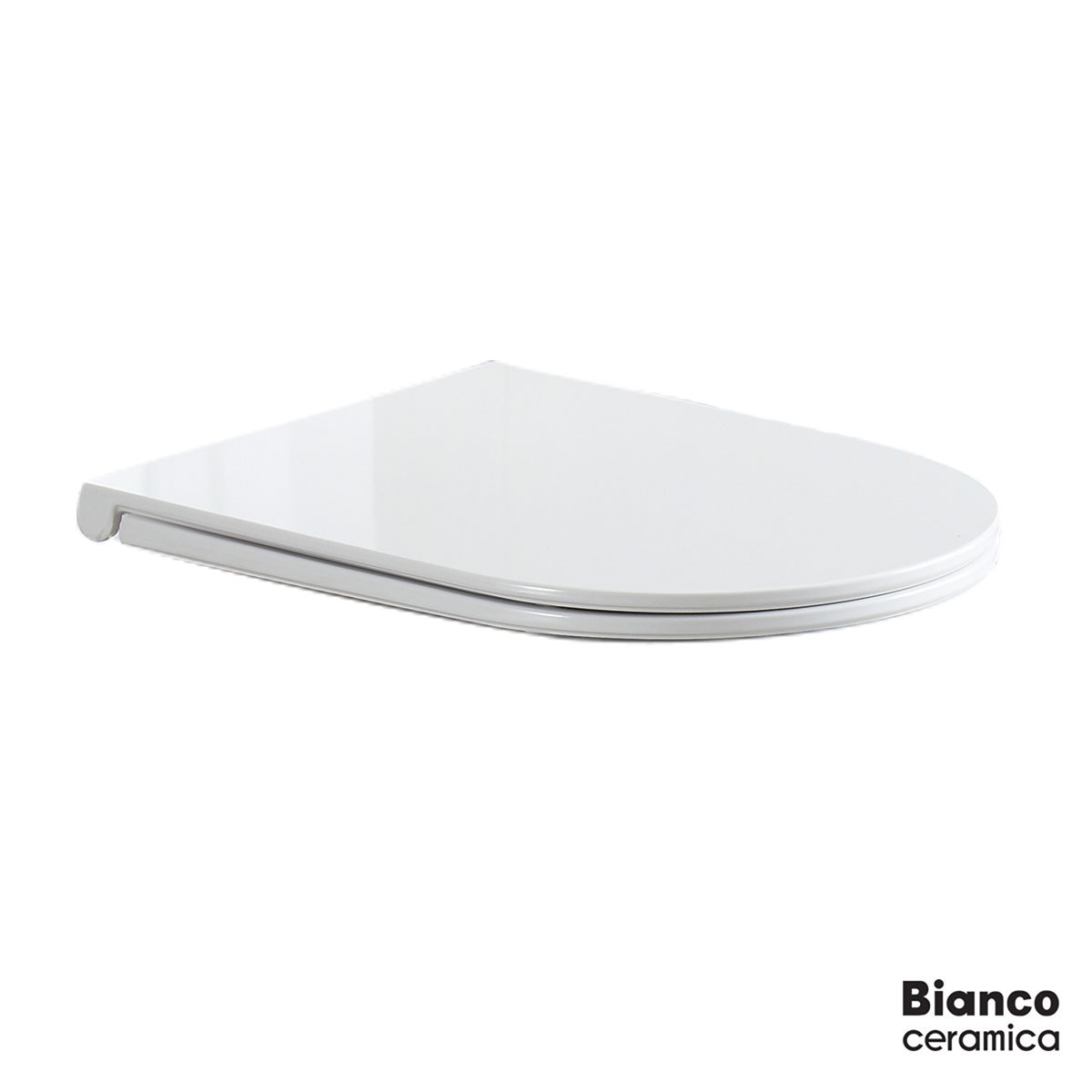 ΚΑΛΥΜΜΑ AMELIA AM120 SLIM SOFT-CLOSE BIANCO CERAMICA WHITE