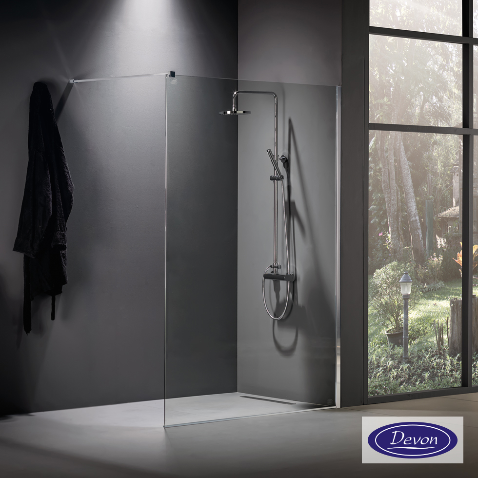 IWIS WALK-IN 87-89 H.200 DEVON CLEAN-GLASS CHROME