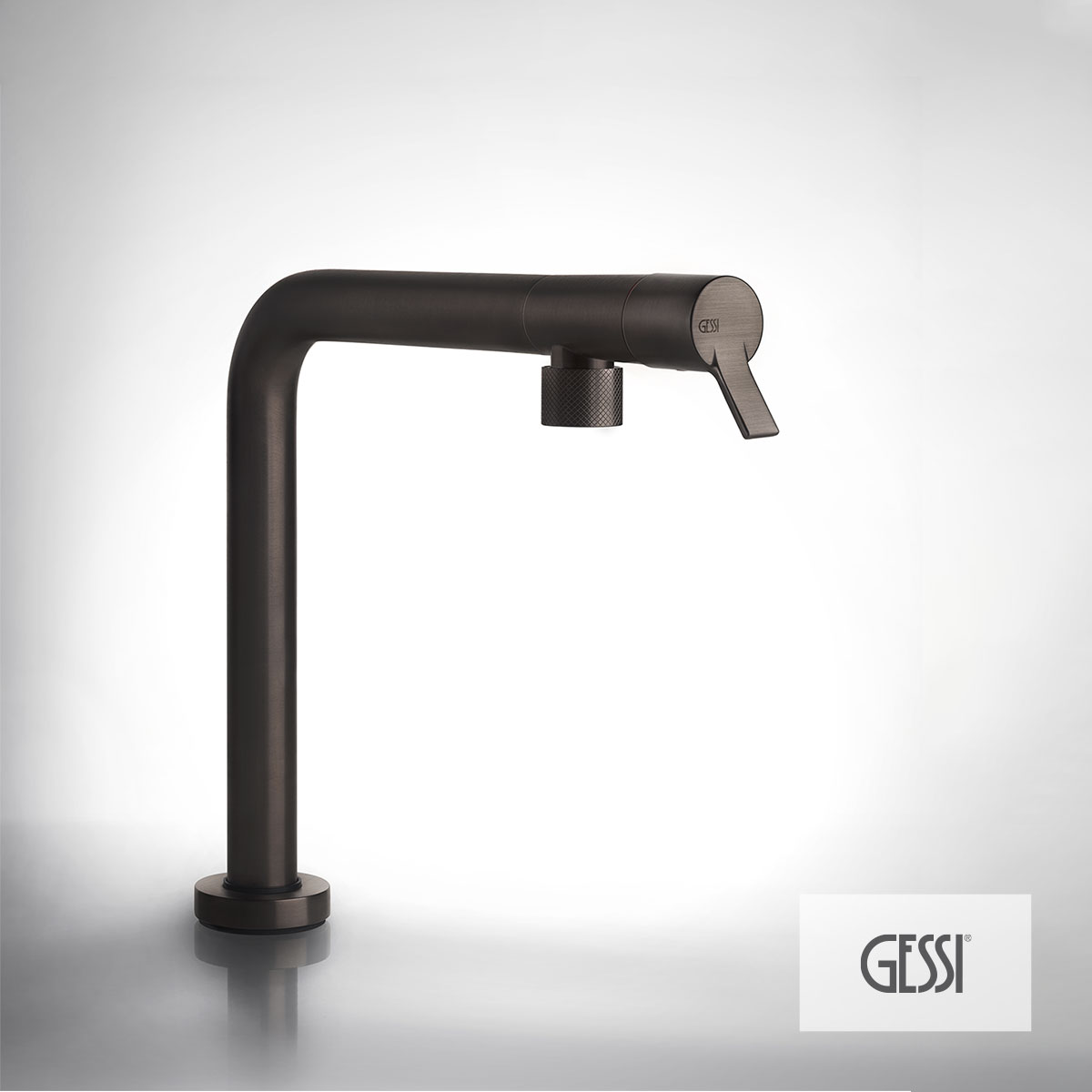 ΜΠΑΤ.ΝΕΡΟΧΥΤΗ SU & GIU GESSI BLACK METAL BRUSHED PVD