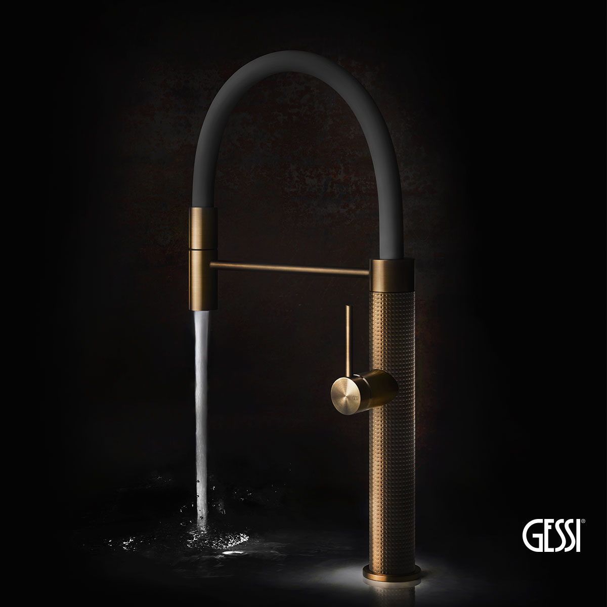 ΜΠΑΤ.ΝΕΡΟΧ. CESELLO GESSI INOX316 WARM BRONZE BRUSHED PVD