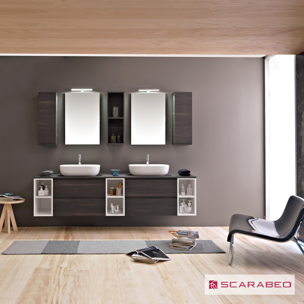 ΝΙΠΤΗΡΑΣ GLAM56/R 56x38 (1 οπή) SCARABEO WHITE