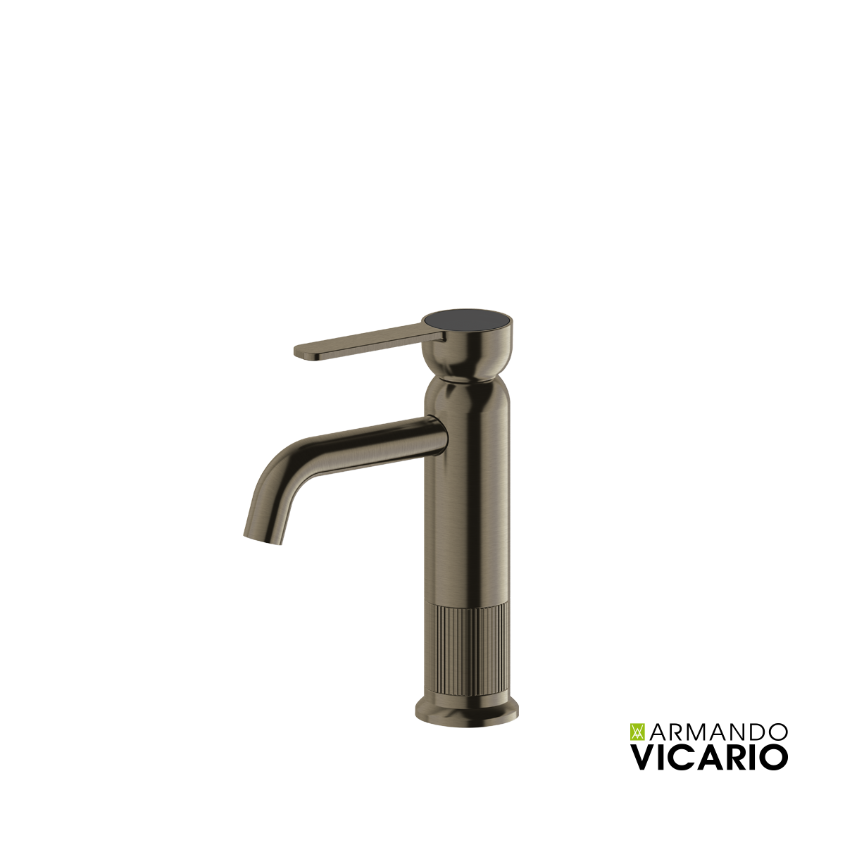 ΜΠΑΤ.ΝΙΠΤ. ΜΕ ΒΑΛΒ.CLIC-CLAC LUMIERE VICARIO BLACK BRUSHED