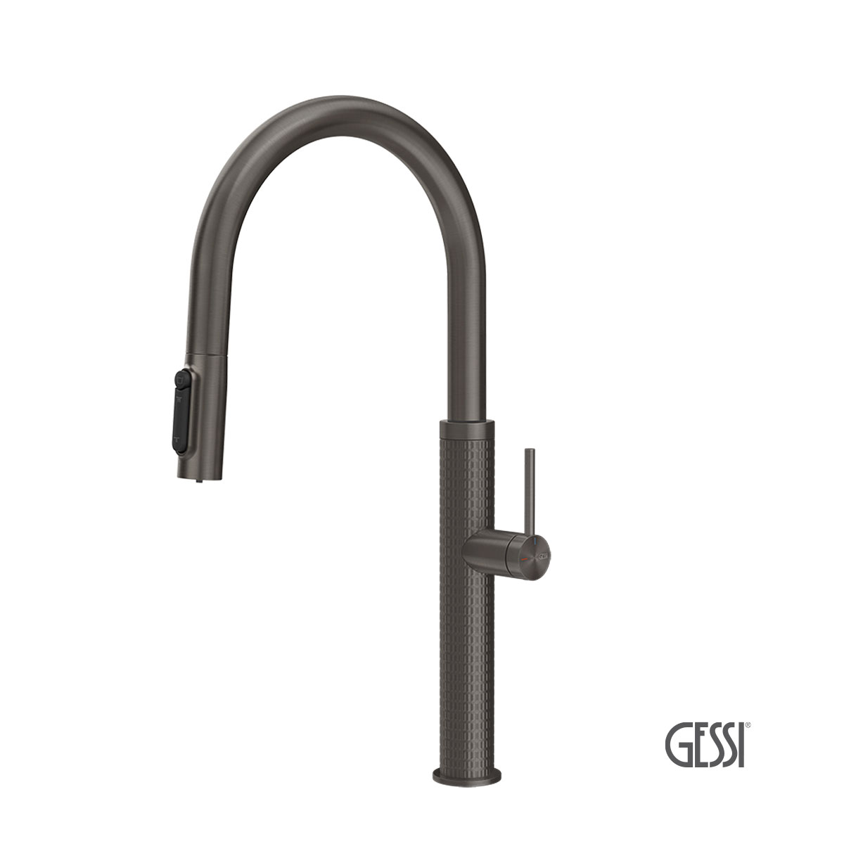 ΜΠΑΤ.ΝΕΡΟΧ. MECCANICA GESSI BLACK METAL BRUSHED PVD