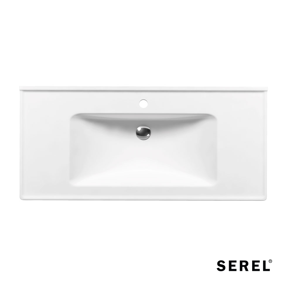 ΝΙΠΤΗΡΑΣ SLIM 100x46 (1 οπή) SEREL WHITE