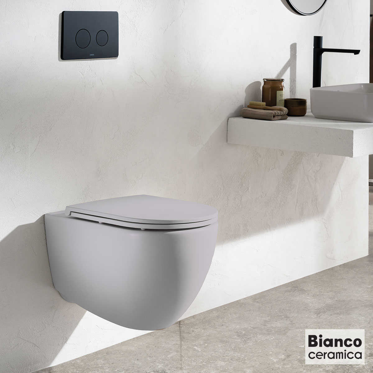 ΚΟΜΠΛΕ ΚΡΕΜ.ΛΕΚ.LENTA RIM+ΚΑΛ.MS38C S/C B.C. STONE GREY
