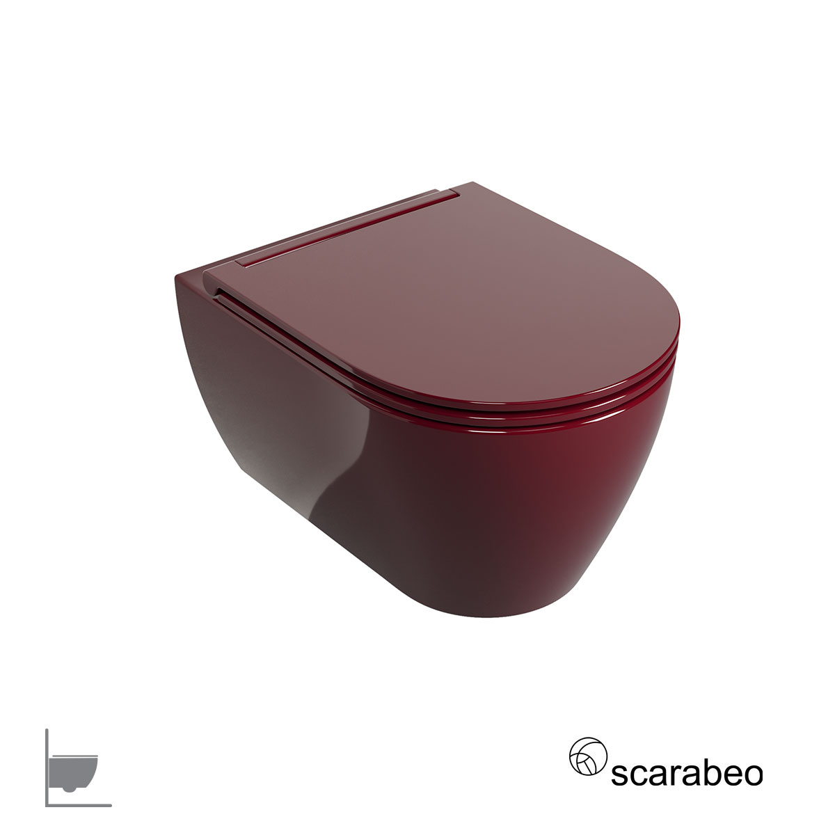 ΚΟΜΠΛΕ ΚΡΕΜ.ΛΕΚ+ΚΑΛ.ΑΠΟΣΠ.SLIM S/C GLAM/50,5 TWIST SCARABEO CHERRY GLOSSY