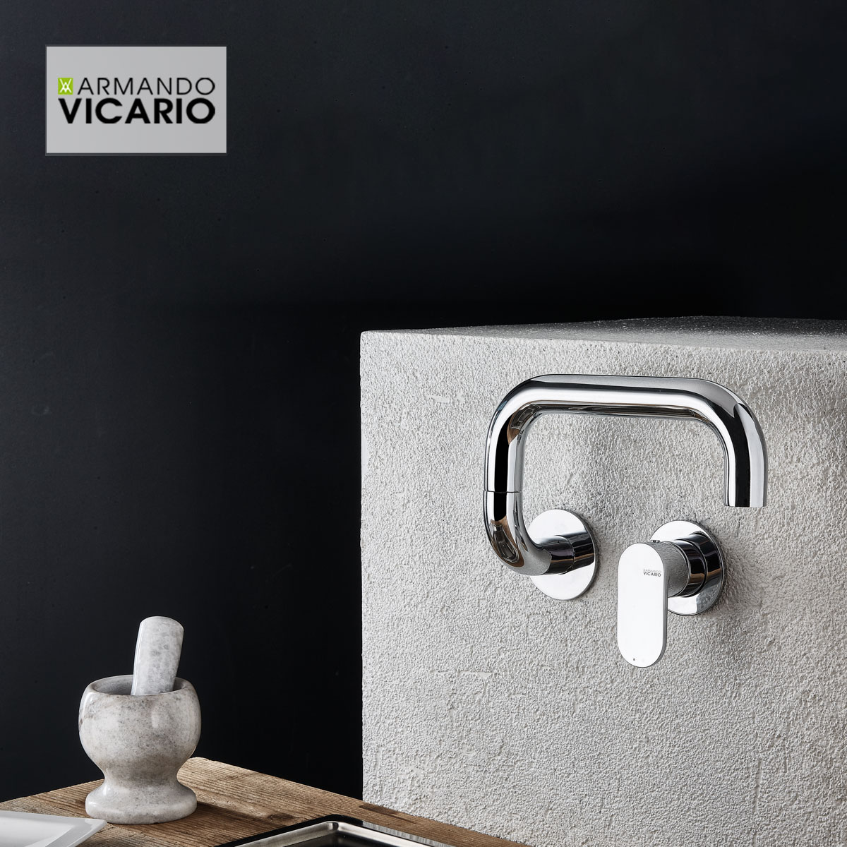 ΜΠΑΤ.ΝΕΡΟΧ. ΤΟΙΧΟΥ LAUNDRY VICARIO CHROME