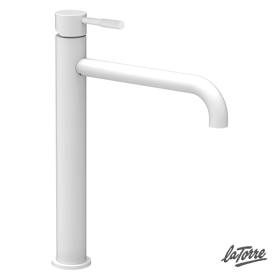 ΜΠΑΤ.ΝΙΠΤ.ΥΨΗΛΗ+ΒΑΛΒ.CLIC-CLAC TECH LA TORRE WHITE MATT
