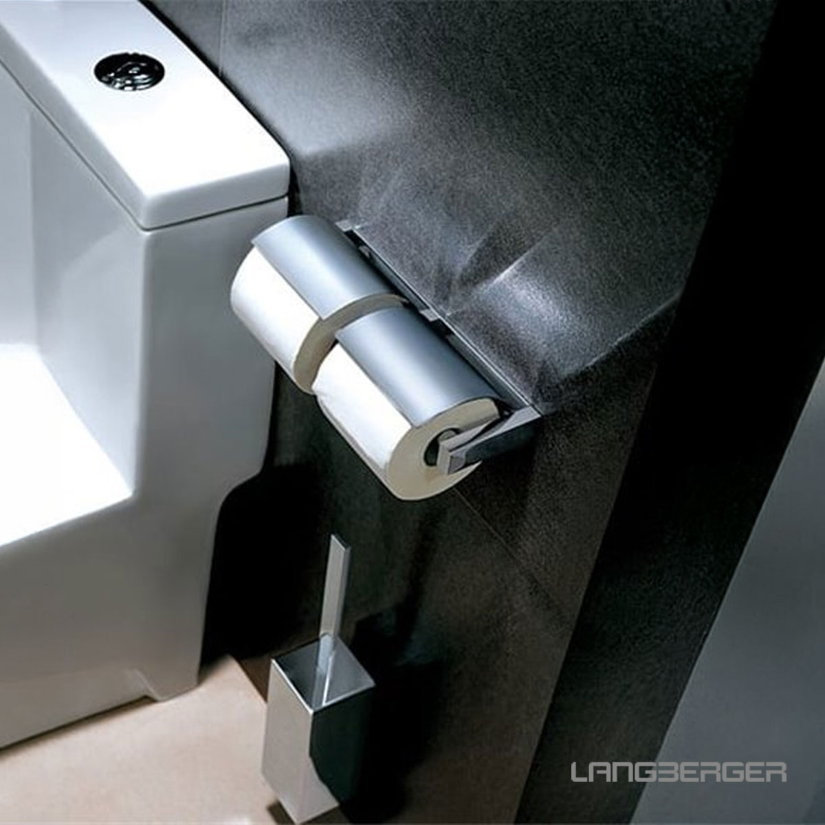 ΧΑΡΤΟΘΗΚΗ ΔΙΠΛΗ ΜΕ ΚΑΛΥΜΜΑ LANGBERGER CHROME