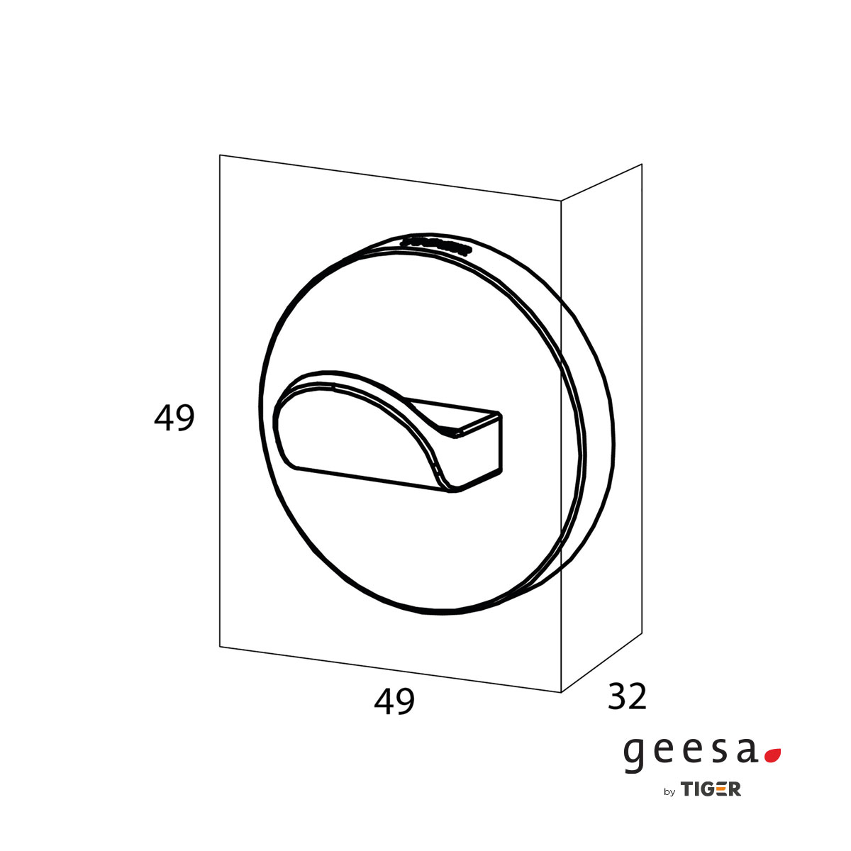 ΑΓΚΙΣΤΡΟ ΜΟΝΟ NOON GEESA BLACK