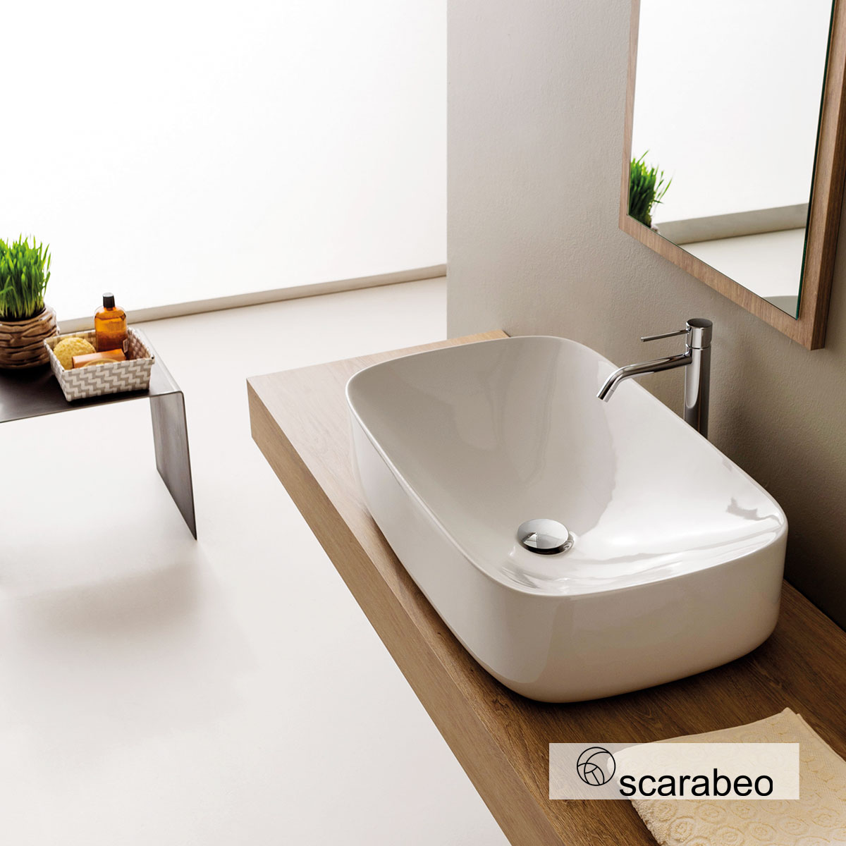 ΝΙΠΤΗΡΑΣ MOON 70x42 SCARABEO WHITE