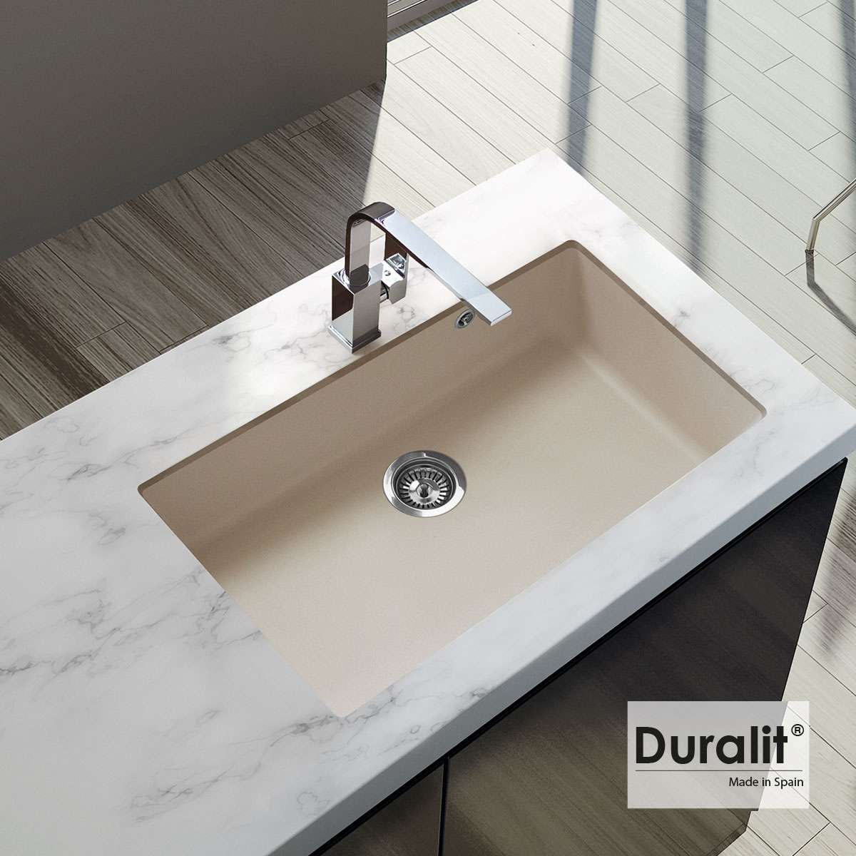 ΝΕΡΟΧΥΤΗΣ ΣΥΝΘΕΤΙΚΟΣ ΥΠΟΚ/ΝΟΣ 76x50 DURALIT BEIGE