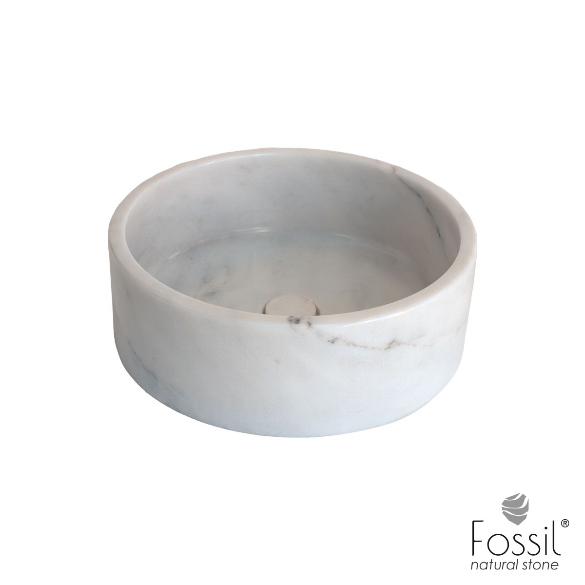 ΝΙΠΤΗΡΑΣ ΜΑΡΜΑΡΙΝΟΣ Φ42 H.14 FOSSIL CARRARA NUOVO