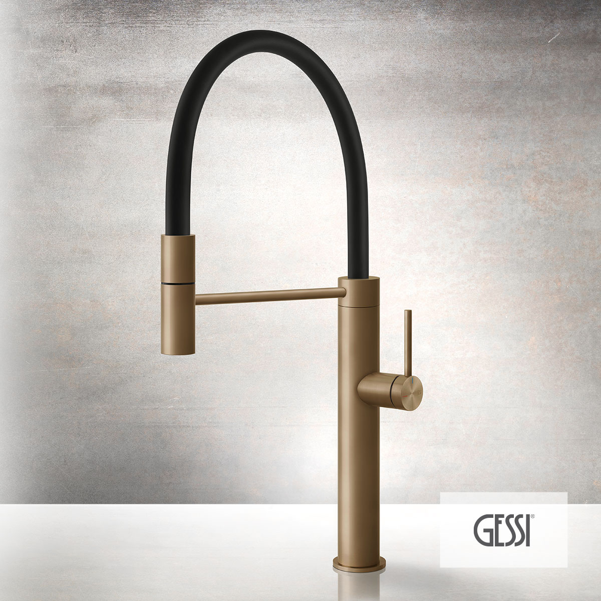 ΜΠΑΤ.ΝΕΡΟΧ.ΕΛΑΤΗΡΙΟΥ GESSI INOX316 WARM BRONZE BRUSHED PVD