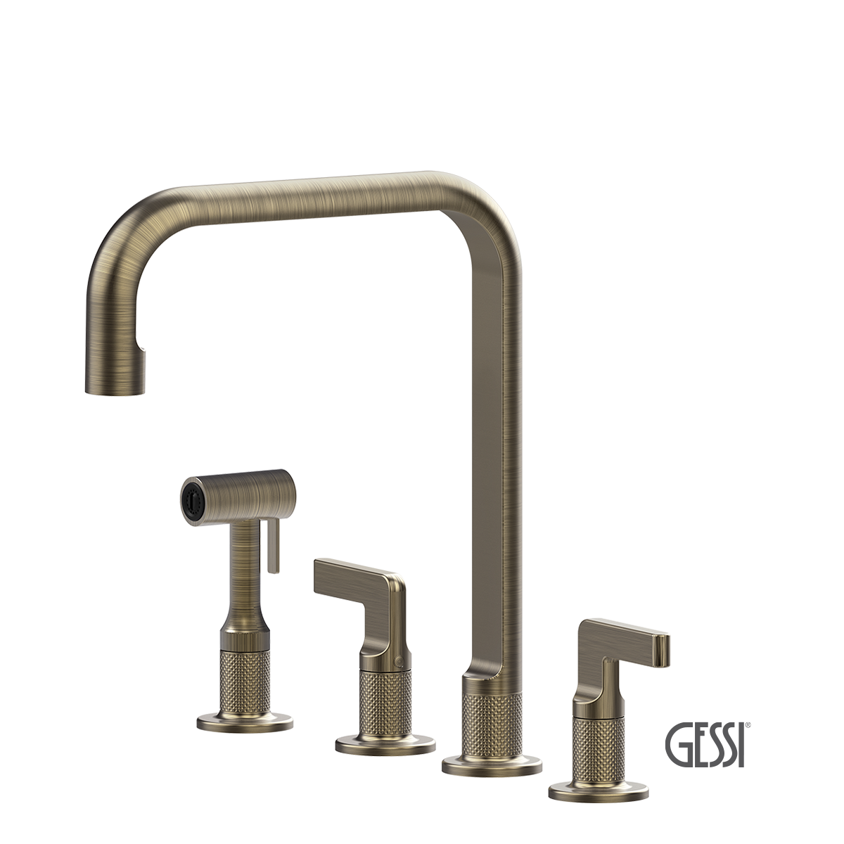 ΜΠΑΤ.ΝΕΡΟΧ. 4 ΟΠΩΝ INCISO GESSI ANTIQUE BRASS