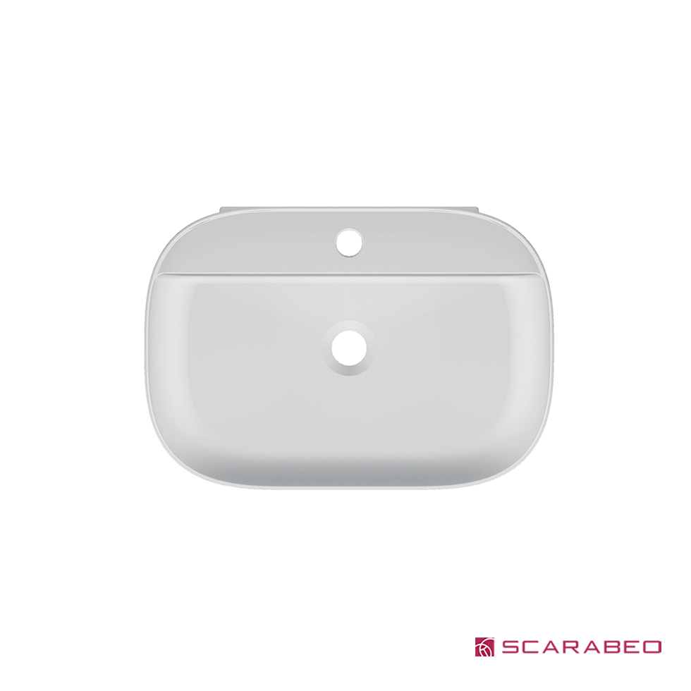 ΝΙΠΤΗΡΑΣ GLAM56/R 56x38 (1 οπή) SCARABEO WHITE